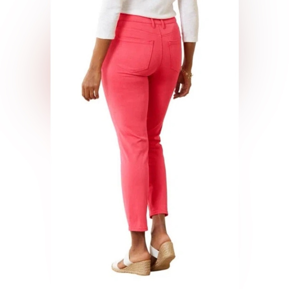 Tommy Bahama Boracay High-Rise ankle Jean in Paradise Pink- Size 10 - Picture 3 of 6